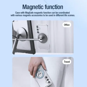 کاور نیلکین مدل Nature TPU Pro Magnetic مناسب برای گوشی موبایل سامسونگ Galaxy A55