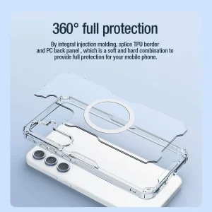 کاور نیلکین مدل Nature TPU Pro Magnetic مناسب برای گوشی موبایل سامسونگ Galaxy A55