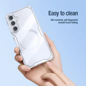 کاور نیلکین مدل Nature TPU Pro Magnetic مناسب برای گوشی موبایل سامسونگ Galaxy A55