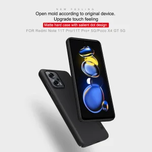 کاور نیلکین مدل Super Frosted Shield مناسب برای گوشی موبایل شیائومی Poco X4 GT 5G/Redmi Note 11T Pro/Redmi Note 11T Pro Plus/Redmi K50i 5G