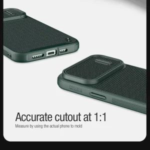 کاور نیلکین مدل Textured Fiber S Case مناسب برای گوشی موبایل اپل iPhone 14 Pro Max