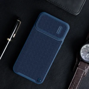 کاور نیلکین مدل Textured Fiber S Case مناسب برای گوشی موبایل اپل iPhone 14 Pro Max