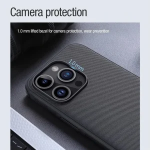 کاور نیلکین مدل Super Frosted Shield Pro مناسب برای گوشی موبایل اپل iPhone 15