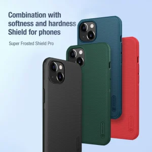 کاور نیلکین مدل Super Frosted Shield Pro مناسب برای گوشی موبایل اپل iPhone 15