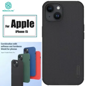 کاور نیلکین مدل Super Frosted Shield Pro مناسب برای گوشی موبایل اپل iPhone 15