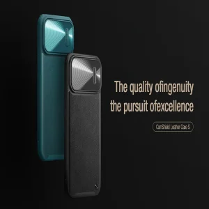 کاور نیلکین مدل CamShield Leather S Case مناسب برای گوشی موبایل اپل  iPhone 14 plus