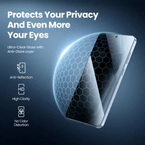 محافظ صفحه نمایش حریم شخصی نیلکین مدل Guardian Full privacy مناسب برای گوشی موبایل سامسونگ Galaxy S25 Plus به همراه کیت نصب