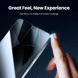 محافظ صفحه نمایش حریم شخصی نیلکین مدل Guardian Full privacy مناسب برای گوشی موبایل سامسونگ Galaxy S25 Plus به همراه کیت نصب