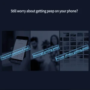 محافظ صفحه نمایش حریم شخصی نیلکین مدل Guardian مناسب برای گوشی موبایل اپل iPhone 14 Pro Max