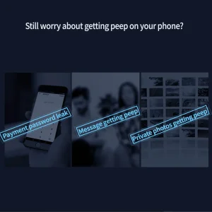 محافظ صفحه نمایش حریم شخصی نیلکین مدل Guardian Privacy مناسب برای گوشی موبایل اپل iPhone 12 Pro Max