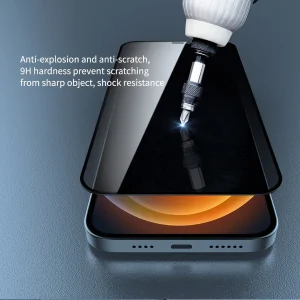 محافظ صفحه نمایش حریم شخصی نیلکین مدل Guardian Privacy مناسب برای گوشی موبایل اپل iPhone 12 Pro Max