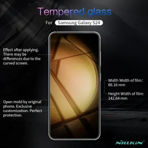 محافظ صفحه نمایش نیلکین مدل H Plus Pro مناسب برای گوشی موبایل سامسونگ Galaxy S24