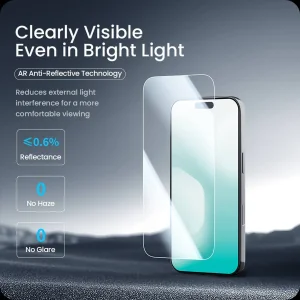 محافظ صفحه نمایش نیلکین مدل H Plus Pro Anti Reflex مناسب برای گوشی موبایل اپل iPhone 17 Pro  به همراه کیت نصب
