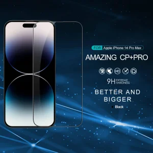 محافظ صفحه نمایش 9H نیلکین مدل CP Plus Pro مناسب برای گوشی موبایل اپل iPhone 14 Pro