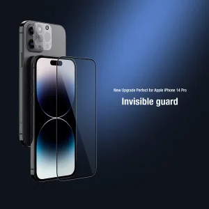 محافظ صفحه نمایش نیلکین مدل Amazing 2-in-1 HD مناسب برای گوشی موبایل اپل iPhone 14 pro به همراه محافظ لنز دوربین