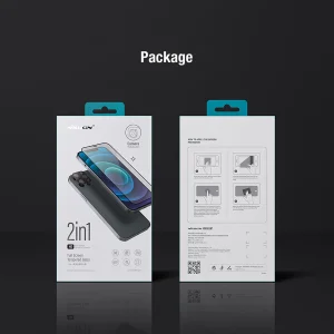محافظ صفحه نمایش نیلکین مدل Amazing 2-in-1 HD مناسب برای گوشی موبایل اپل iPhone 14 pro به همراه محافظ لنز دوربین