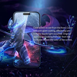 محافظ صفحه نمایش حریم شخصی نیلکین مدل Guardian مناسب برای گوشی موبایل اپل iPhone 15 Pro Max