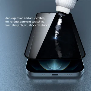 محافظ صفحه نمایش حریم شخصی نیلکین مدل Guardian Privacy مناسب برای گوشی موبایل اپل iPhone 14 / iPhone 13 / 13 Pro