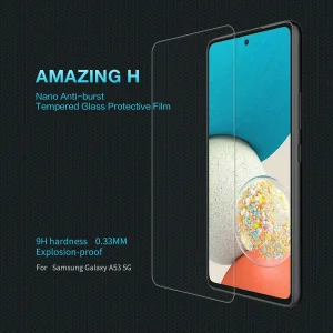 محافظ صفحه نمایش نیلکین مدل Amazing H tempered Pro مناسب برای گوشی موبایل سامسونگ Galaxy A53 5G/ A52/ S20 Fe