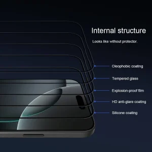محافظ صفحه نمایش نیلکین مدل CP Plus Max مناسب برای گوشی موبایل اپل iPhone 16 Pro Max
