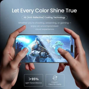 محافظ صفحه نمایش نیلکین مدل H Plus Pro Anti Reflex مناسب برای گوشی موبایل اپل iPhone 17 Pro Max به همراه کیت نصب