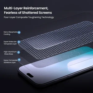 محافظ صفحه نمایش نیلکین مدل H Plus Pro مناسب برای گوشی موبایل اپل iPhone 17 Air