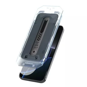 محافظ صفحه نمایش حریم شخصی نیلکین مدل Guardian Privacy مناسب برای گوشی موبایل اپل iPhone 16 Pro Max به همراه کیت نصب