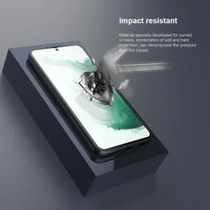 محافظ صفحه نمایش نیلکین مدل Impact Resistant مناسب برای گوشی موبایل سامسونگ Galaxy S22 بسته دو عددی