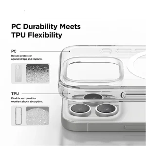 کاور گاردتک آساک مدل Magsafe Clear مناسب برای گوشی موبایل اپل iPhone 16 Pro