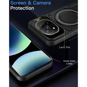 کاور گاردتک مدل Hybrid Armor مناسب برای گوشی موبایل شیائومی Redmi Note 14 Pro 5G/Poco X7 به همراه بند
