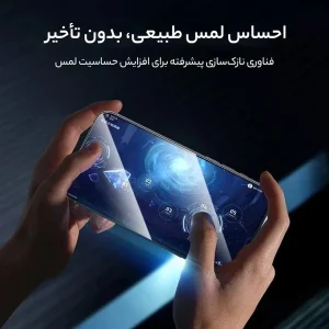 محافظ صفحه نمایش حریم شخصی گرین لاین مدل 3D Silicone Plus Privacy مناسب برای گوشی موبایل اپل iPhone 15 Pro Max