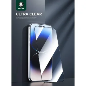 محافظ صفحه نمایش گرین لاین مدل 9H steve مناسب برای گوشی موبایل اپل iPhone 15 Pro