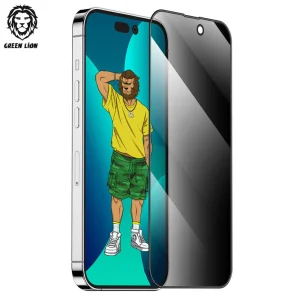 محافظ صفحه نمایش حریم شخصی گرین مدل Silicone-Pry-Plus مناسب برای گوشی موبایل اپل iPhone 13 pro max / 14 Plus