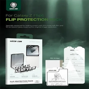 محافظ صفحه نمایش گرین لاین مدل Crystal Clear View مناسب برای گوشی موبایل سامسونگ Galaxy Z Flip 7 FE / Z Flip 6