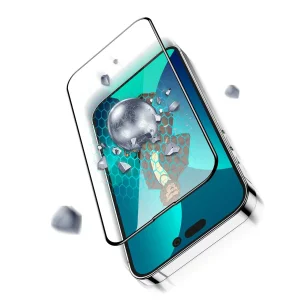 محافظ صفحه نمایش گرین مدل 3D Curved Pro مناسب برای گوشی موبایل اپل iPhone 14 Pro
