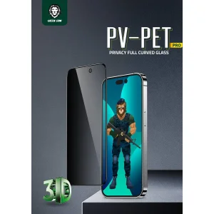 محافظ صفحه نمایش حریم شخصی گرین مدل 3D Pv-Pet Pro مناسب برای گوشی موبایل اپل iPhone 14 Pro
