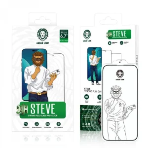 محافظ صفحه نمایش گرین لاین مدل Steve Clear مناسب برای گوشی موبایل اپل iPhone 13 Pro Max/ 14 Plus