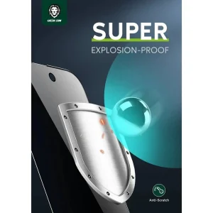 محافظ صفحه نمایش حریم شخصی گرین لاین مدل 9H Steve Privacy مناسب برای گوشی موبایل اپل iPhone 16e/ 13 Pro/ 13