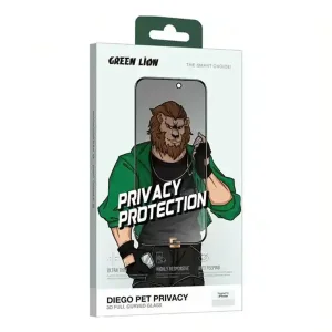 محافظ صفحه نمایش حریم شخصی گرین لاین مدل Diego Pet Priracy مناسب برای گوشی موبایل اپل iPhone 16  Pro Max