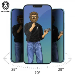 محافظ صفحه نمایش حریم شخصی گرین مدل Steve Privacy مناسب برای گوشی موبایل اپل iPhone 14 Plus
