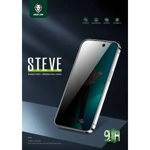 محافظ صفحه نمایش حریم شخصی گرین مدل Steve Privacy مناسب برای گوشی موبایل اپل iPhone 14 Plus