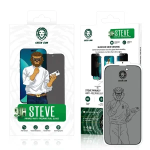 محافظ صفحه نمایش حریم شخصی گرین مدل Steve Privacy مناسب برای گوشی موبایل اپل iPhone 14 Plus