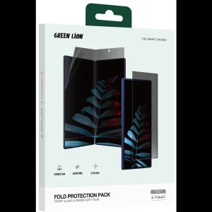 محافظ صفحه نمایش حریم شخصی گرین لاین مدل Fold Pri Protection Pack مناسب برای گوشی موبایل سامسونگ Galaxy Z Fold 7