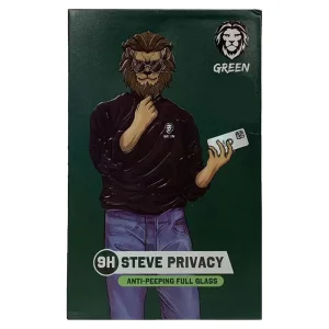 محافظ صفحه نمایش حریم شخصی گرین مدل Steve-Privacy مناسب برای گوشی موبایل اپل iPhone 13 Pro Max