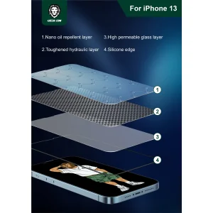 محافظ صفحه نمایش گرین مدل Silicone-Plus مناسب برای گوشی موبایل اپل iPhone 13 Pro Max
