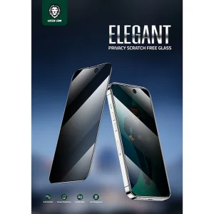 محافظ صفحه نمایش حریم شخصی گرین مدل ELEGANT مناسب برای گوشی موبایل اپل iPhone 14 Pro