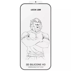 محافظ صفحه نمایش گرین لاین مدل 3D Silicone Plus مناسب برای گوشی موبایل اپل iPhone 16 Pro