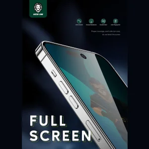 محافظ صفحه نمایش گرین لاین مدل 3D GN3DSFPY14P مناسب برای گوشی موبایل اپل iPhone 14 Pro