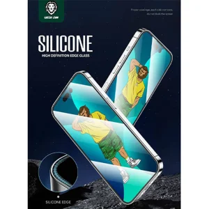 محافظ صفحه نمایش گرین مدل siliconplus3d مناسب برای گوشی موبایل اپل iphone 14