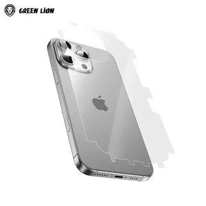 محافظ صفحه نمایش گرین لاین مدل 4in1 DF Pack  مناسب برای گوشی موبایل اپل iPhone 16 Pro